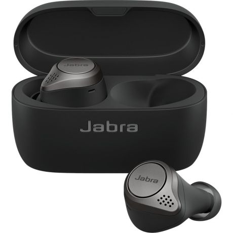 Bluetooth гарнитура Jabra Elite 75t Titanium