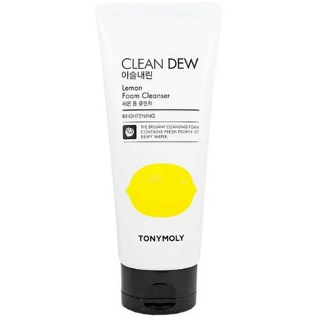 TONY MOLY Очищающая пенка для умывания с экстрактом лимона CLEAN DEW Lemon Foam Cleanser, 180 мл.