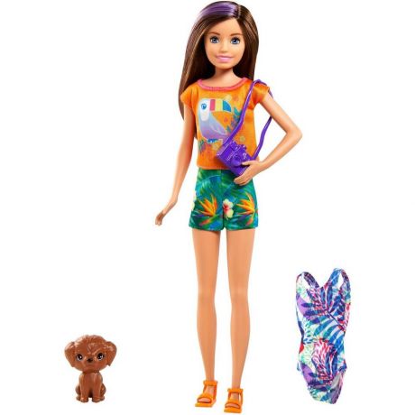 Кукла Mattel Barbie Стейси с питомцем GRT89