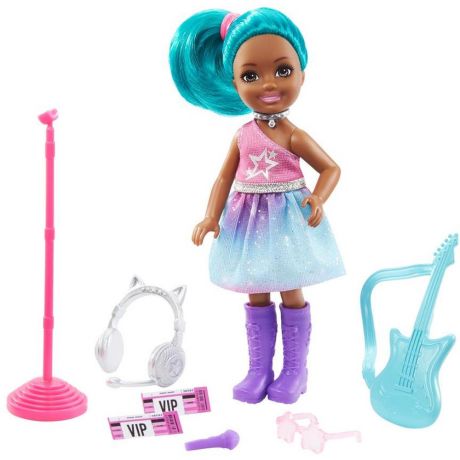 Кукла Mattel Barbie Челси "Карьера" GTN86/GTN89 Рок-звезда