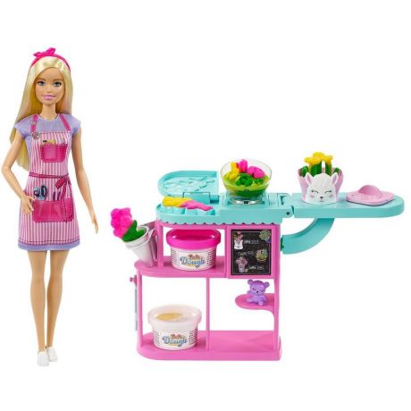 Кукла Mattel Barbie Барби Флорист с цветочным магазином GTN58