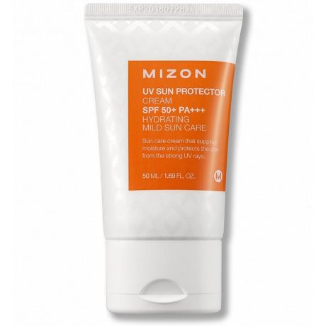 MIZON Солнцезащитный крем для лица с бета-глюканом UV Sun Protector Cream SPF50+ PA+++, 50 мл.