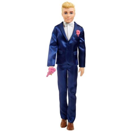Кукла Mattel Barbie Кен "Жених" в свадебном костюме GTF36