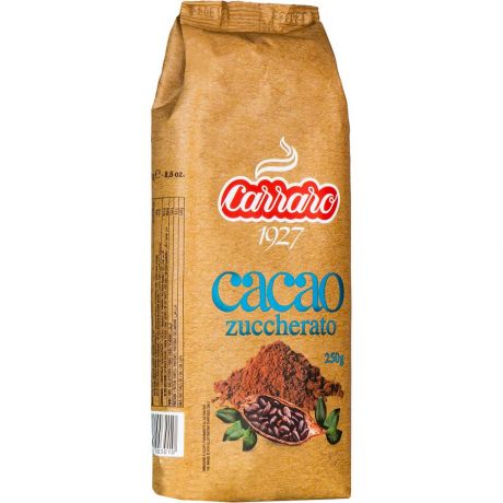 Carraro Cacao Zuccherato 250 гр