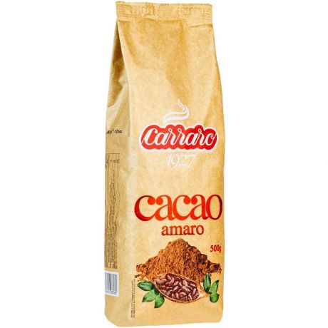 Carraro Cacao Amaro 500 г