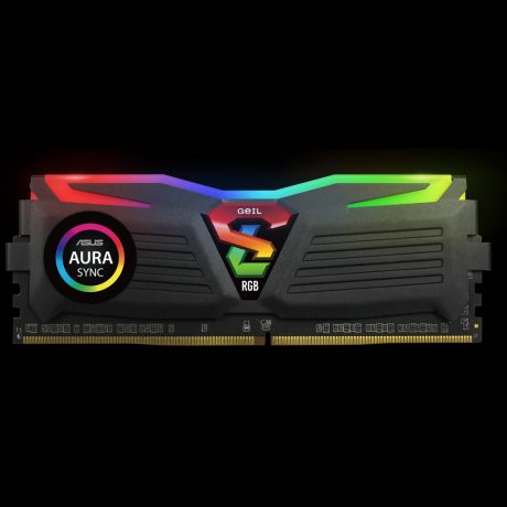 Модуль памяти DIMM 16Gb DDR4 PC24000 3000MHz Geil Luce RGB Black (GLS416GB3000C16ASC)