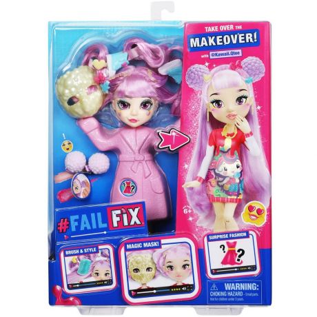 ФейлФикс Игровой набор Кукла 2 в 1 Кавай Кьюти с аксессуарами TM FailFix 38189