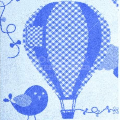 Полотенце детское Cleanelly Воздушный шар синий ПЦ-2602-308, 50х90 см