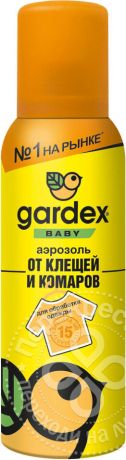 Аэрозоль Gardex Baby от клещей и комаров 100мл