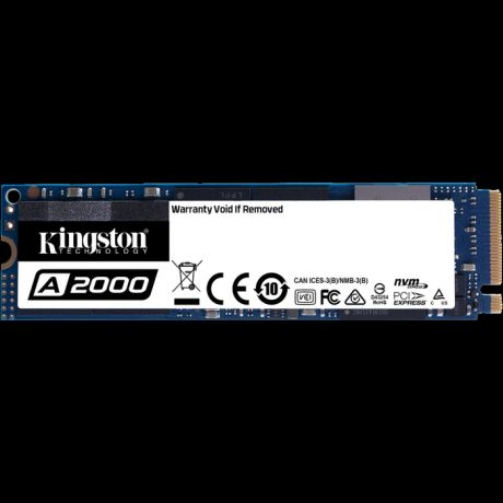 Внутренний SSD-накопитель 500Gb Kingston A2000 SA2000M8/500G M.2 2280 PCIe NVMe 3.0 x4