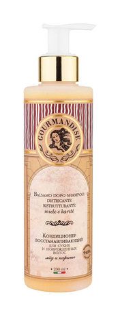 Gourmandise Balsamo Dopo Shampoo Districante Ristrutturante Miele e Karite