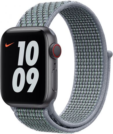 Ремешок Apple Nike Sport Loop для Apple Watch 40мм (обсидиановый туман)