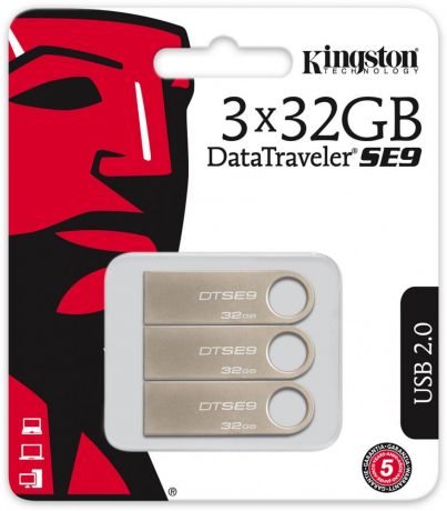 Kingston DataTraveler SE9 32Gb (золотой)