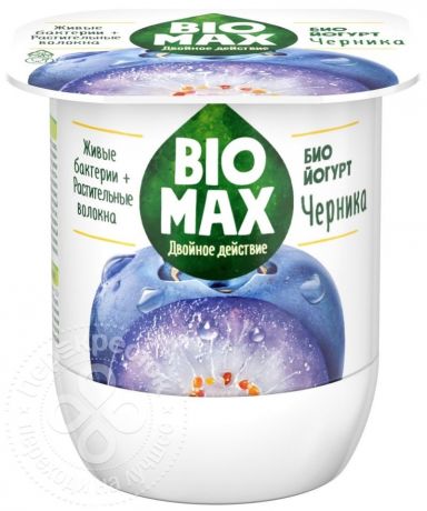 Биойогурт Bio-Max c Черникой 2.2% 125г
