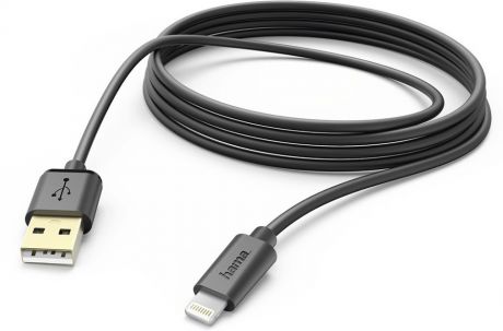 Hama Lightning (m) - USB 2.0 (m) 3м