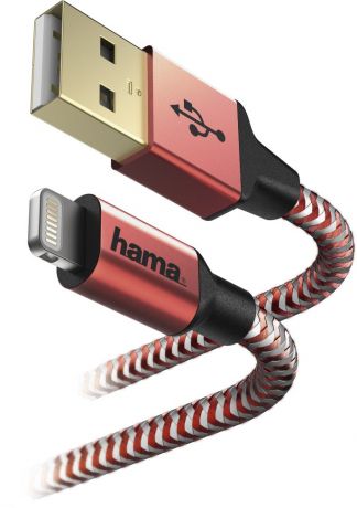Hama Lightning (m) - USB A(m) 1.5м