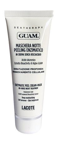 Guam Seatherapy Maschera Notte Peeling Enzimatico Cream-Mask