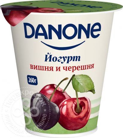 Йогурт Danone Вишня-черешня 2.8% 260г