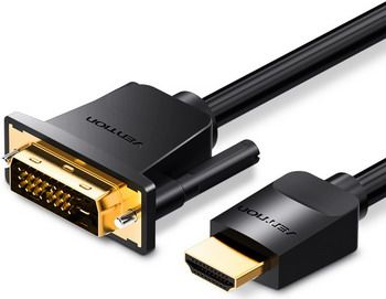 Кабель Vention HDMI 19M/DVI-D Dual link 25M - 3 м. (ABFBI)
