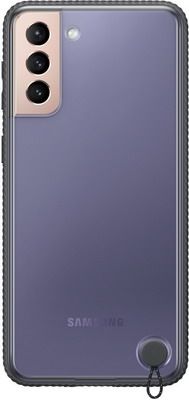 Чеxол (клип-кейс) Samsung Galaxy S21+ Clear Protective Cover прозрачный c чёрной рамкой (EF-GG996CBEGRU)