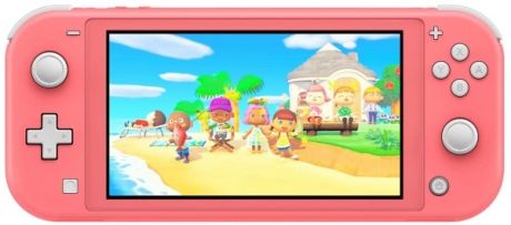 Nintendo Switch Lite Coral + код Animal Crossing: New Horizons + NSO (3 мес)