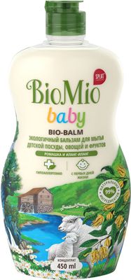 Антибактериальный гипоаллергенный эко бальзам для мытья детской посуды BioMio 508.04165.0101