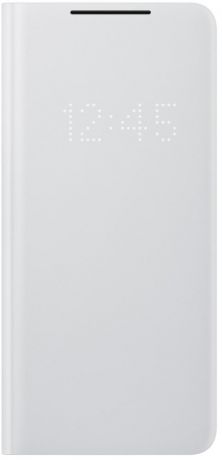 Чехол-книжка Samsung LED View для Galaxy S21 Ultra (серый)