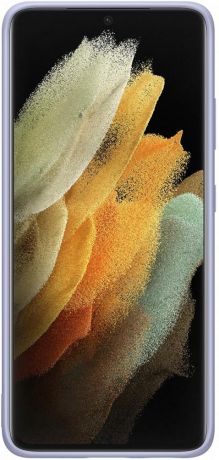 Клип-кейс Samsung Silicone для Galaxy S21 Ultra (фиолетовый)