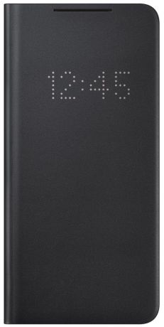 Чехол-книжка Samsung LED View для Galaxy S21+ (черный)