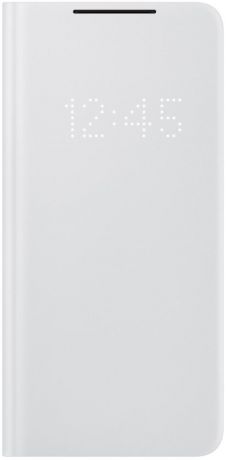 Чехол-книжка Samsung LED View для Galaxy S21+ (серый)