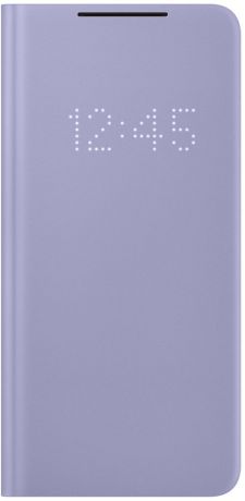 Чехол-книжка Samsung LED View для Galaxy S21+ (фиолетовый)