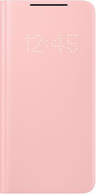 Чехол-книжка Samsung Galaxy S21 Smart LED View Cover розовый (Pink) (EF-NG996PPEGRU)