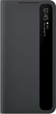 Чеxол (флип-кейс) Samsung Galaxy S21 Smart Clear View Cover чёрный (Black) (EF-ZG991CBEGRU)