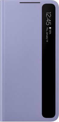 Чеxол (флип-кейс) Samsung Galaxy S21+ Smart Clear View Cover фиолетовый (Violet) (EF-ZG996CVEGRU)