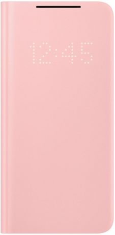 Чехол-книжка Samsung LED View для Galaxy S21 (розовый)