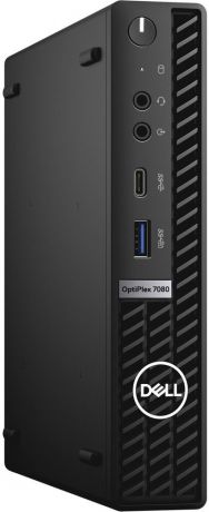 Dell Optiplex 7080-5207 Micro (черный)