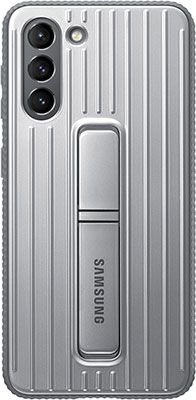 Чехол-накладка Samsung Galaxy S21 Protective Standing Cover светло-серый (Light Gray) (EF-RG991CJEGRU)