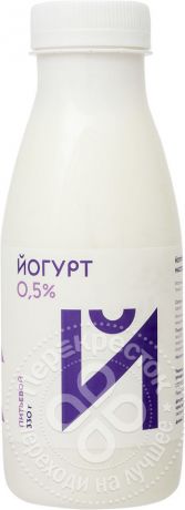 Йогурт питьевой Братья Чебурашкины Натуральный 0.5% 330мл