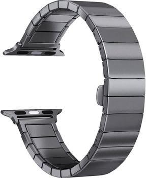 Ремешок для часов Lyambda для Apple Watch 42/44 mm LIBERTAS DS-APG-06-44-BK Black
