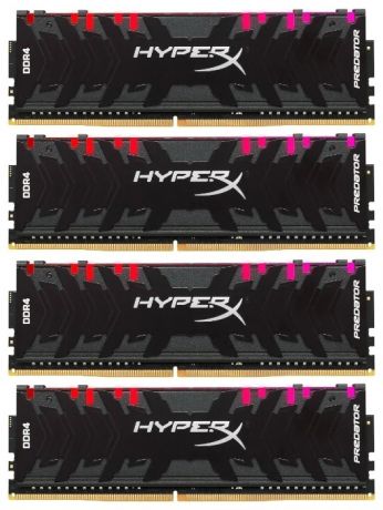 Kingston DDR4 XMP HyperX Predator RGB Kit of 4 HX430C15PB3AK4/64 64Gb