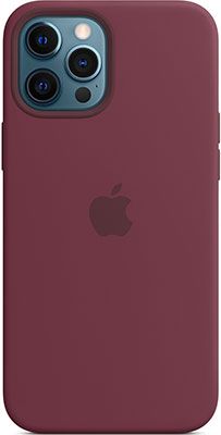 Чеxол (клип-кейс) Apple iPhone 12 Pro Max Silicone Case with MagSafe - Plum MHLA3ZE/A
