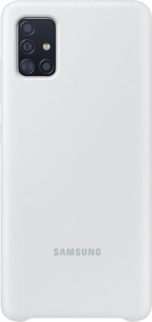 Клип-кейс Samsung Silicone Cover EF-PA515T для Galaxy A51 (белый)