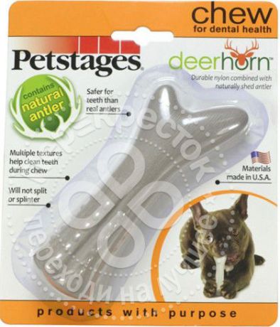 Игрушка для собак Petstages Deerhorn маленькая с оленьими рогами