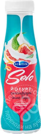 Йогурт питьевой Ecomilk Solo Грейпфрут-Алое вера 2.8% 290г