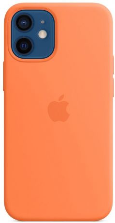 Клип-кейс Apple Silicone Case with MagSafe для iPhone 12 mini (кумкват)