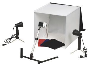 Fancier с двумя лампами и палаткой-кубом PB05 Portable Shooting table kit