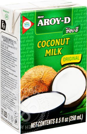 Кокосовое молоко Aroy-D 17-19% 250мл
