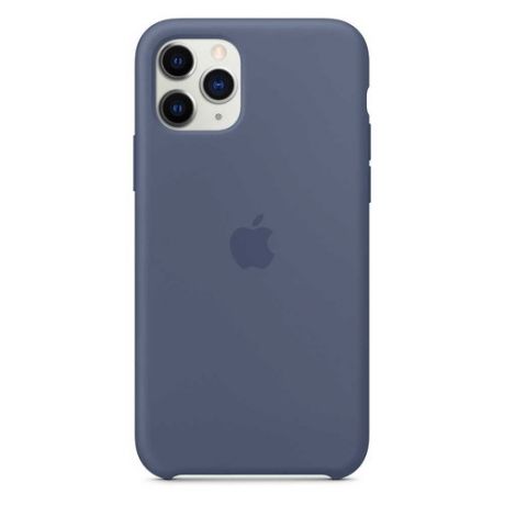 Чехол (клип-кейс) APPLE Silicone Case, для Apple iPhone 11 Pro Max, синий [mx032zm/a]