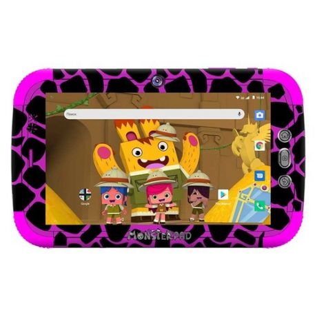 Детский планшет TURBO TurboKids Monsterpad 2, 1GB, 16GB, 3G, Android 8.1 черный [pt00020519]