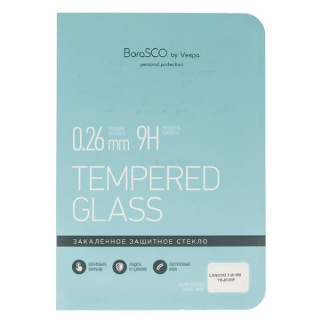 Защитное стекло BORASCO 38148 для Lenovo Tab M8 TB-8505F, 8", 192 х 114 мм, 1 шт